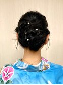 浴衣ヘアセット