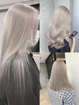 アレンヘアー 函館店(ALLEN hair) 《*今トレンドのホワイトベージュカラー*》