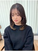 韓国前髪顔周り×美髪レイヤー[横浜/縮毛矯正/前髪縮毛矯正]