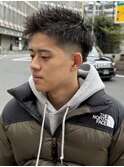 フェード×ツイストパーマ