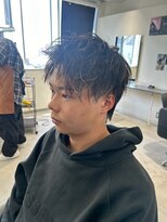 メンズサロン キング 枚方店(Men’s salon K!ng)&nbsp;波巻きツイストスパイラルパーマ/フェザーパーマ/眉毛/メンズ