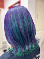 エターナルバイマティーナ(Eternal by MATINA)&nbsp;【パープル×グリーン/アンブレラデザイン】池袋美容室