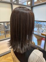 ヘア ルーナ バイ アプリーレ(hair lune by Aprire)&nbsp;20代30代40代◎大人可愛い小顔無造作外はねナチュラルアッシュ