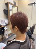 ベリーショート/ピンクカラー