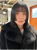 ＜Kacho＞姫カット　姫カットボブ　切りっぱなしボブ　カット