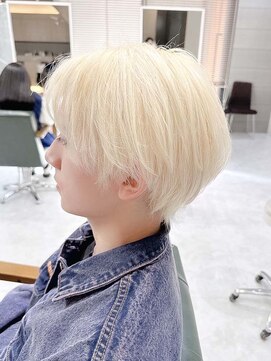 デイズ(days) 【DAYS】ハネ感ショーボブ×ケアブリーチ×ホワイトブロンド