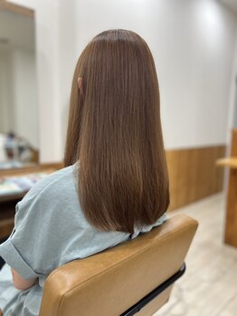 コスモス ヘアーアンドビューティー(Kosmos HAIR&BEAUTY)の写真/［八千代緑が丘駅徒歩3分］理想通りのヘアstyleが手に入ると大好評◎お客様に合わせた白髪染めをご提供＊