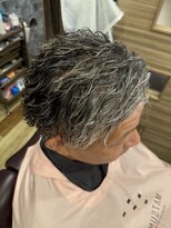 銀座マツナガ 神田店&nbsp;イケおじビジネスツーブロックツイストスパイラルパーマ