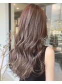 20代30代◎外国人風デザインカラー×ミルクティーハイライト