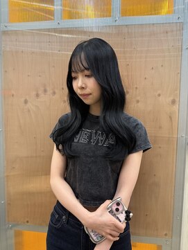 ホネン(honen) 韓国ヘア×ブルーブラック　honen/薬院/天神/博多