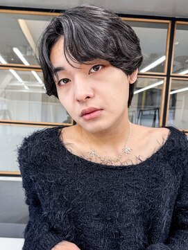 エル 渋谷(L) 爽やか◎20代フェザーパーマ×ツーブロック清潔感