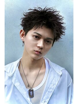 無造作アップバング