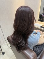セライロ 千葉(celilo)&nbsp;ボルドーブラウン/韓国ヘア/顔周り/レイヤーカット/宮田里穂