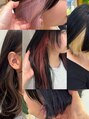 オーバーヘアー 所沢店(over hair) 映えるイヤリングカラー得意です。