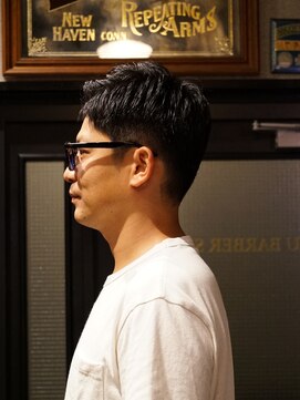 ダウズバーバーショップ 渋谷(dau's barber shop) メンズショート　理容室 バーバー リクルート ビジネスヘア 短髪