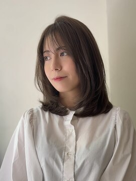 ノーレン 銀座(NOREN) ミディアムレイヤー/前髪カット/レイヤーカット/銀座