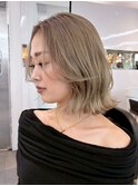 ボブくびれミディダブルカラーブロンド_ba574763