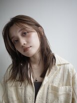 ヌヌ 渋谷 原宿 明治神宮前(nunu)&nbsp;レイヤーカットウルフカットボブグレージュオリーブべージュ