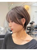 大人ショートボブ 20代30代40代ヘア 小顔 大阪クビレ茨木