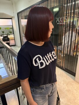 アクシス 栄店(`AXIS) イメチェン/ピンクベージュ/アンブレラカラー/前髪/栄/矢場町