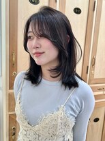ロマーリ(LOMARLIE)&nbsp;天使の羽バング/顔周りレイヤー/透明感カラー/透明感レイヤー
