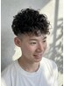 【メンズ学割U24 】スペインカールパーマ + Men'sカット