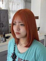 ヘアーサロン ディ アイ ジー ソル(Hair Salon D.I.G sol)&nbsp;オレンジカラー