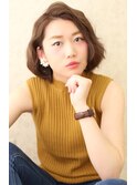 大人ナチュラルウェーブ ボブ