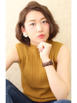 ジルバイジアン(JILL by GIEN) 大人ナチュラルウェーブ ボブ