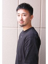 メリケンバーバーショップ コウベ(MERICAN BARBERSHOP KOBE)&nbsp;ワイルドアップバングビジネスソフトツーブロックテクノ#m333