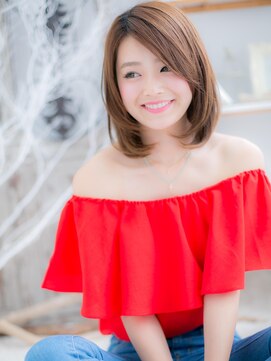 モッズヘア 上尾西口店(mod's hair) ■ピンクカラー♪小顔耳かけ大人ボブ6-9★上尾20代30代40代!