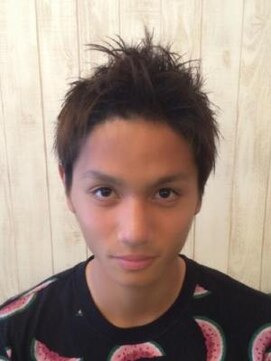 グランドライン(GRAND LINE) スパイキーショート　アッシュブラック