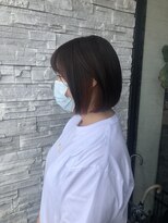 アールトゥーヘアー(art To Hair)&nbsp;インナーカラーオレンジボブ