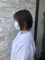 アールトゥーヘアー(art To Hair) インナーカラーオレンジボブ