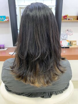 クラン 六甲道(Chlan) インナーベージュ×レイヤーミディアム[六甲道/インナー]