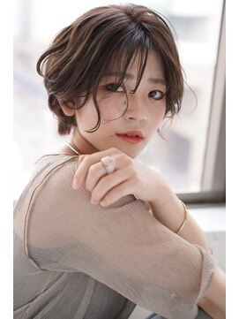 フラッグヘア 新宮店(Flag HAIR) マッシュショート×イルミナカラー×ソフトグレージュ