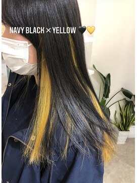 レガシーヘアーデザイン(Legacy hair design) 「インナーイエローカラー」