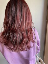 ブルー(BLUE)&nbsp;#BLUE ピンクバレイヤージュ