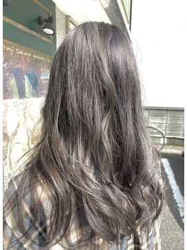 エルバイシオン(aile by sion) ダークアッシュ×透明感×アッシュパープル/チャコールグレー