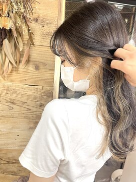 フォーク(FOLK) YAMATO プラチナゴールド×インナーカラー