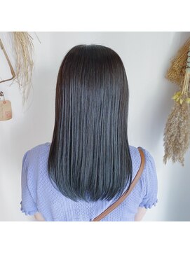 ヘアドゥーレディバグ 大和八木店(HAIR DO LADY BUG) 落ち着きブルーブラック