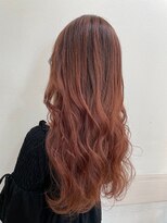 シルエット 美容室&nbsp;アプリコットオレンジカラー