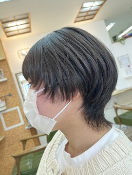 美容室 ガーデン マッシュウルフ