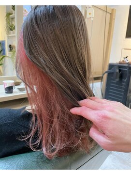 アクト 十条店(ACT) ピンク/ピンクベージュ/インナーカラー