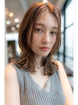 オースティン 登戸向ケ丘遊園(AUSTIN)&nbsp;前髪かき上げイメチェンイヤリングカラーラベンダーカラーくびれ