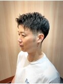 ツーブロナチュラルフェード<理容室>