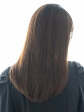 ヘアーサロン ラフリジー(Loufreasy) 【髪質改善】酸性ストレートでナチュラルストレートロングヘア