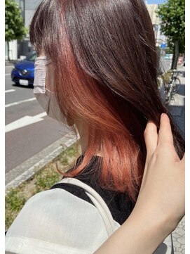 ボアップ 新居浜店(boappu) #インナー#カラー#ピンクオレンジ