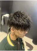 マッシュ×ツイストパーマ×ツイストスパイラル×メンズカット