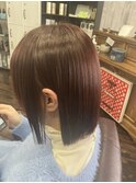 切りっぱなしボブ☆